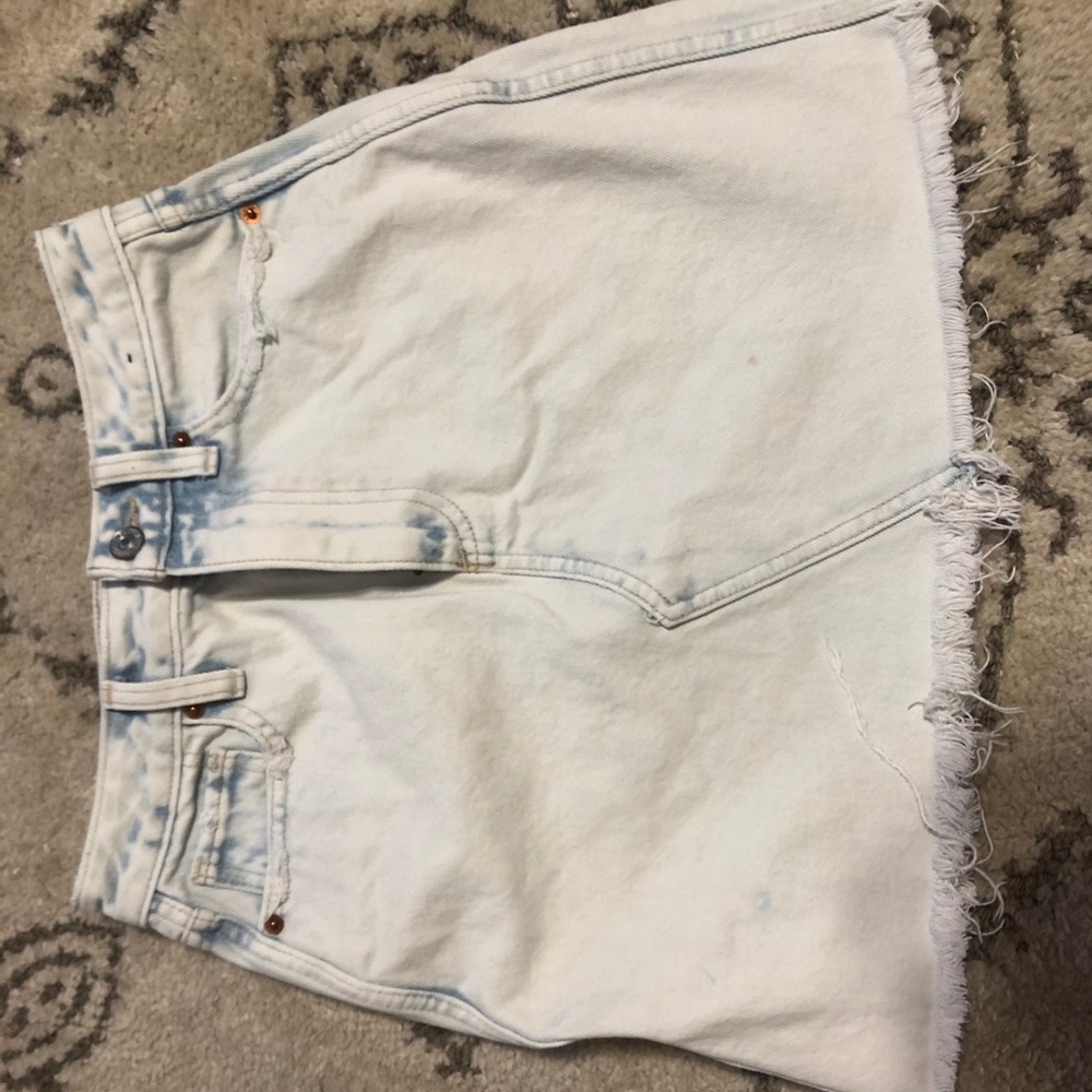 Denim Skirt (Light Wash)